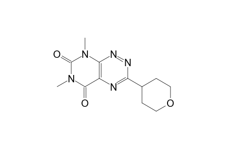 Pyrimido[5,4-e]-1,2,4-triazine-5,7(6H,8H)-dione,6,8-dimethyl-3-(tetrahydro-2H-pyran-4-yl)-