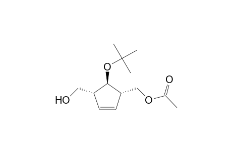 [(1S,4R,5R)-4-(hydroxymethyl)-5-[(2-methylpropan-2-yl)oxy]cyclopent-2-en-1-yl]methyl acetate