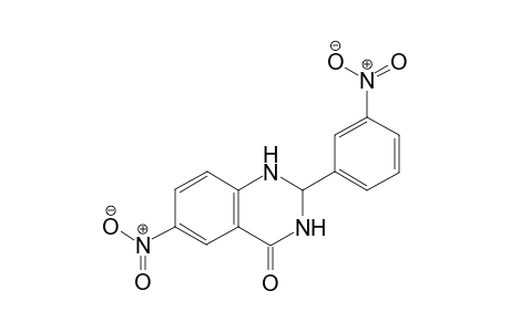 6-Nitro-2-(3-nitrophenyl)-2,3-dihydro-1H-quinazoline-4-one