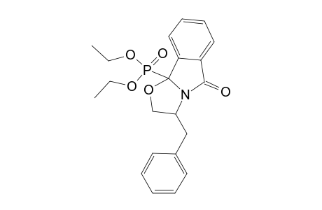 (+)-[(3R)-BENZYL-3,5-DIHYDRO-5-OXO-OXAZOLO-[2,3-A]-ISOINDOLE-9B(2H)-YL]-PHOSPHONIC-ACID-DIETHYLESTER