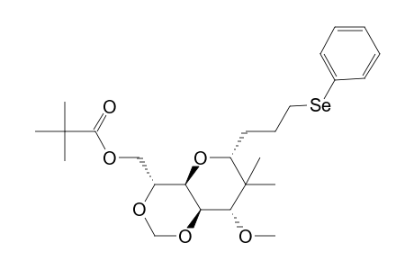 [(4R,4aR,6R,8S,8aR)-8-methoxy-7,7-dimethyl-6-(3-phenylselanylpropyl)-4a,6,8,8a-tetrahydro-4H-pyrano[3,2-d][1,3]dioxin-4-yl]methyl 2,2-dimethylpropanoate