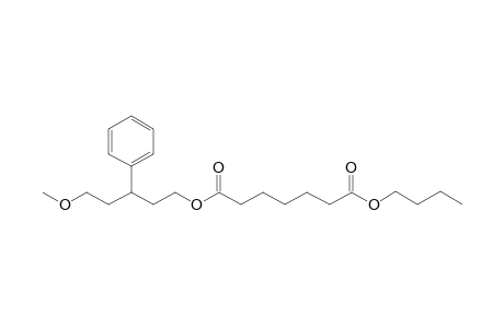 Pimelic acid, 5-methoxy-3-phenylpentyl butyl ester