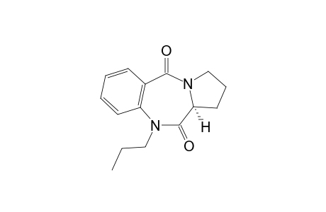 (11aS)-10-n-Propyl-2,3-dihydro-1H-pyrrolo[2,1-c][1,4benzodiazepine-5,11-(10H,11aH)-dione]