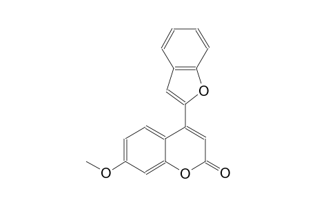 2H-1-benzopyran-2-one, 4-(2-benzofuranyl)-7-methoxy-