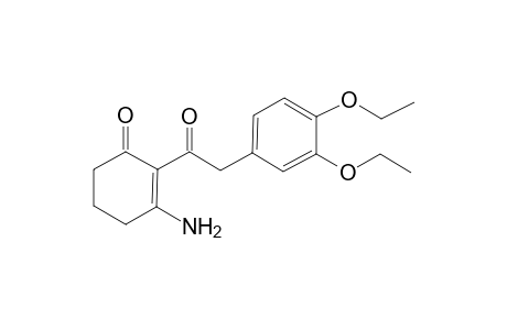 3-Amino-2-[2-(3,4-diethoxyphenyl)-1-oxoethyl]-1-cyclohex-2-enone