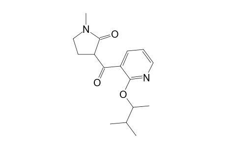 3-[(2-sec-Isopentyloxy-3-pyridinyl)carbonyl]-1-methyl-2-pyrrolidinone