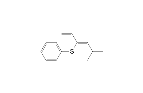 Benzene, [(1-ethenyl-3-methyl-1-butenyl)thio]-, (Z)-