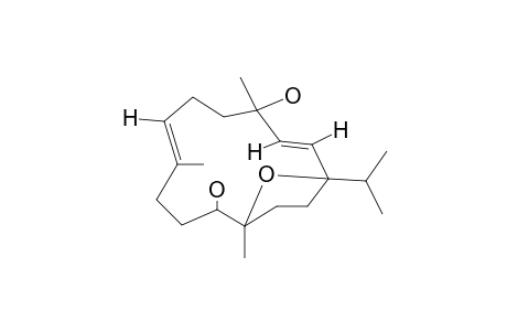 (2E,7E)-4,11-Dihydroxy-1,12-oxidocembra-2,7-diene