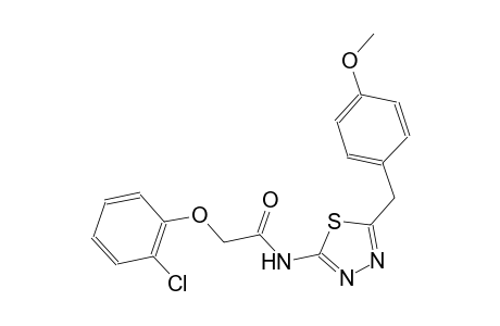 2-(2-chlorophenoxy)-N-[5-(4-methoxybenzyl)-1,3,4-thiadiazol-2-yl]acetamide