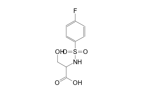 serine, N-[(4-fluorophenyl)sulfonyl]-