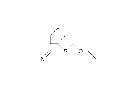 1-Cyano-1-(1-ethoxy-ethylthio)-cyclopentane
