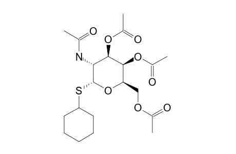 CYCLOHEXYL-2-ACETAMIDO-2-DEOXY-1-THIO-3,4,6-TRI-O-ACETYL-ALPHA-D-GALACTOPYRANOSIDE