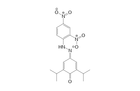 2,5-Cyclohexadiene-1,4-dione, 2,6-bis(1-methylethyl)-, 4-[(2,4-dinitrophenyl)hydrazone]