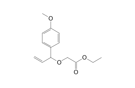 [1-(4-Methoxyphenyl)allyloxy]acetic acid ethyl ester
