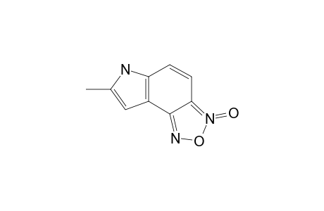 7-METHYL-6-H-PYRROLO-[2.3-E]-BENZOFURAZAN-3-OXIDE