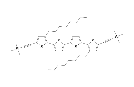 5,5"'-Bis(trimethylsilylethynyl)-3,3"'-bis(octyl)-2,2':5',2":5",2"'quterthiophene
