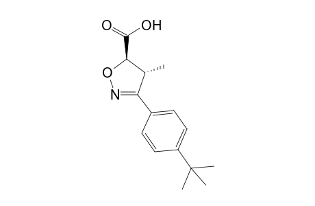 (4R,5R) 3-(4-tert-Butylphenyl)-4-methyl-2-isoxazole-5-carboxylic acid