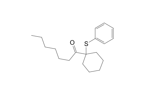 1-Heptanone, 1-[1-(phenylthio)cyclohexyl]-