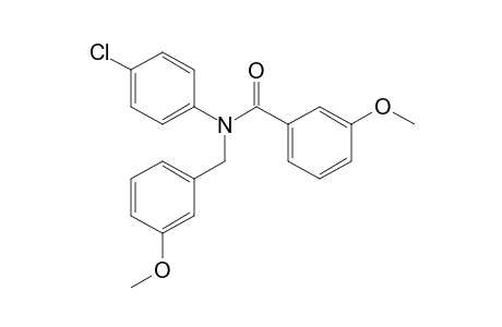 N-(4-Chlorophenyl)-3-methoxy-N-(3-methoxybenzyl)benzamide