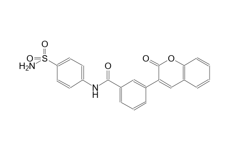 N-[4-(aminosulfonyl)phenyl]-3-(2-oxo-2H-chromen-3-yl)benzamide