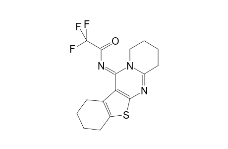 Acetamide, 2,2,2-trifluoro-N-(1,2,3,4,7,8,9,10-octahydro-12H-benzothieno[2,3-d]pyrido[1,2-a]pyrimidin-12-ylidene)-