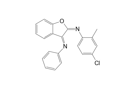 2-(4-Chloro-2-methylphenylimino)-3-phenylimino-2,3-dihydrobenzofuran