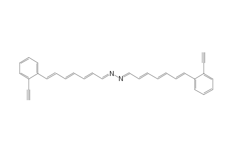 2,4,6-Heptatrienal, 7-(2-ethynylphenyl)-, [7-(2-ethynylphenyl)-2,4,6-heptatrienylidene]hydrazone, (?,?,E,E,E,E,E,E)-