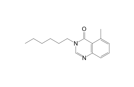 3-Hexyl-5-methylquinazolin-4-one