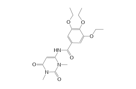 N-(1,3-dimethyl-2,6-dioxo-1,2,3,6-tetrahydro-4-pyrimidinyl)-3,4,5-triethoxybenzamide