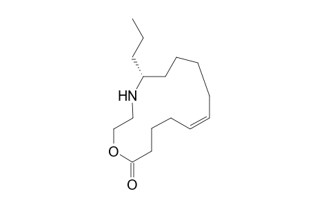 (5R,10Z)-5-propyl-1-oxa-4-azacyclopentadec-10-en-15-one