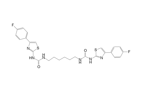N-[4-(4-fluorophenyl)-1,3-thiazol-2-yl]-N'-{6-[({[4-(4-fluorophenyl)-1,3-thiazol-2-yl]amino}carbonyl)amino]hexyl}urea