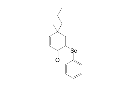 4-Methyl-6-phenylseleno-4-propyl-2-cyclohexen-1-one