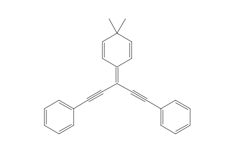 3,3-Dimethyl-6-[3-phenyl-1-(2-phenylethynyl)prop-2-ynylidene]cyclohexa-1,4-diene