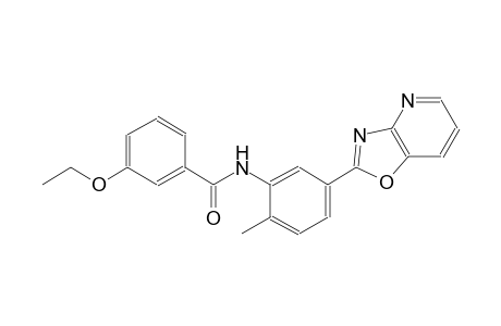 benzamide, 3-ethoxy-N-(2-methyl-5-oxazolo[4,5-b]pyridin-2-ylphenyl)-