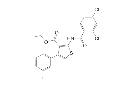 ethyl 2-[(2,4-dichlorobenzoyl)amino]-4-(3-methylphenyl)-3-thiophenecarboxylate