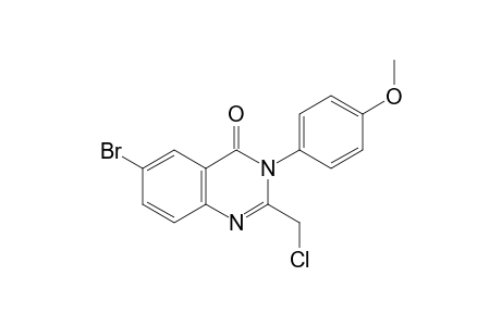 6-bromo-2-(chloromethyl)-3-(4-methoxyphenyl)quinazolin-4(3H)-one