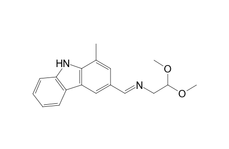 Ethanamine, 2,2-dimethoxy-N-[(1-methyl-9H-carbazol-3-yl)methylene]-