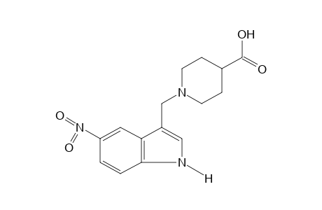 4-[(5-NITROINDOL-3-YL)METHYL]ISONIPECOTIC ACID