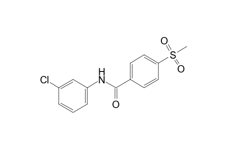 3'-chloro-4-(methylsulfonyl)benzanilide