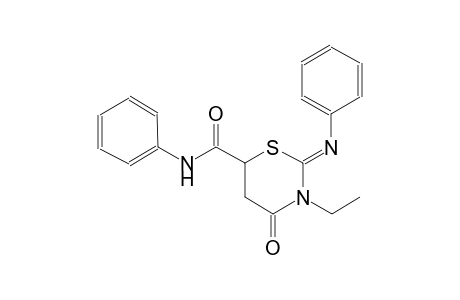 2H-1,3-thiazine-6-carboxamide, 3-ethyltetrahydro-4-oxo-N-phenyl-2-(phenylimino)-, (2Z)-