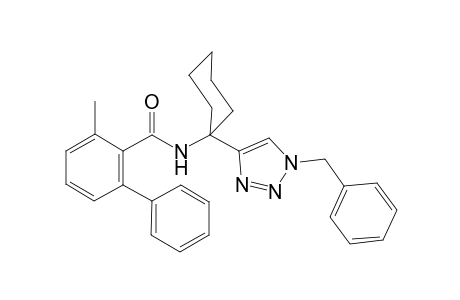 N-(1-(1-Benzyl-1H-1,2,3-triazol-4-yl)cyclohexyl)-3-methyl-[1,1'-biphenyl]-2-carboxamide