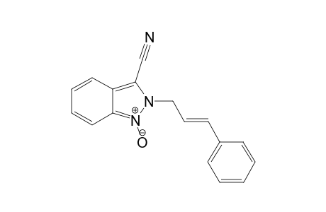 1-Oxy-2-((E)-3-phenyl-allyl)-2H-indazole-3-carbonitrile