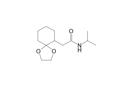 N-Isopropyl-2-(1',4'-dioxa-spiro[4.5]dec-6'-yl)-acetamide