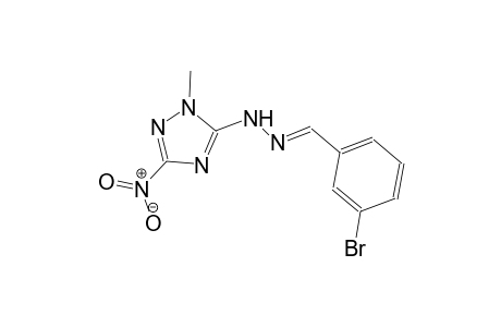 benzaldehyde, 3-bromo-, (1-methyl-3-nitro-1H-1,2,4-triazol-5-yl)hydrazone