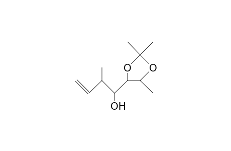 1',4-anti-1',2'-syn-4-(1-Hydroxy-2-methyl-3-buten-1-yl)-2,2,5-trimethyl-1,3-dioxolan
