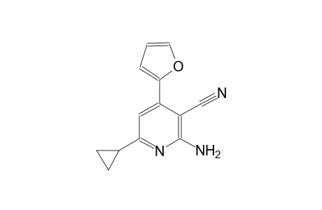 2-amino-6-cyclopropyl-4-(2-furyl)nicotinonitrile