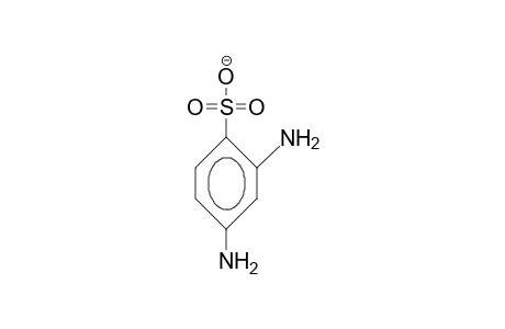 2,4-Diamino-benzenesulfonic acid, anion