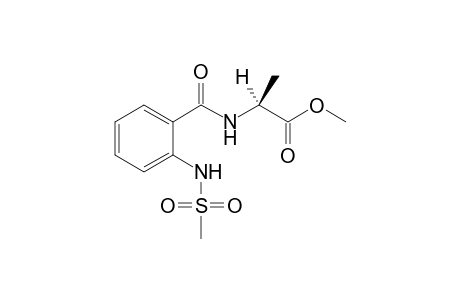 (2S)-2-[[2-(methanesulfonamido)benzoyl]amino]propionic acid methyl ester