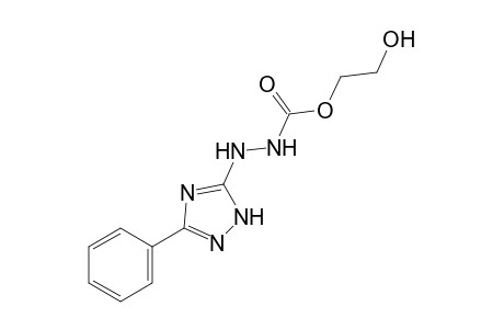 3-phenyl-1H-1,2,4-triazole-5-carbazic acid, 2-hydroxyethyl ester