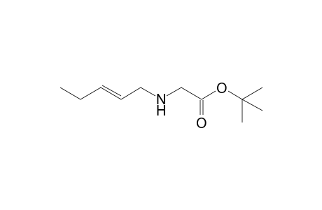 tert-butyl 2-[[(E)-pent-2-enyl]amino]acetate